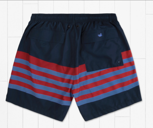 Harbor Trunk - Barcelona Lines Navy/Red