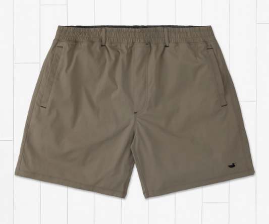 Billfish Lined Performance Short - Burnt Taupe