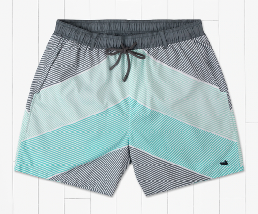 Dockside Swim Trunk - Slate/Teal