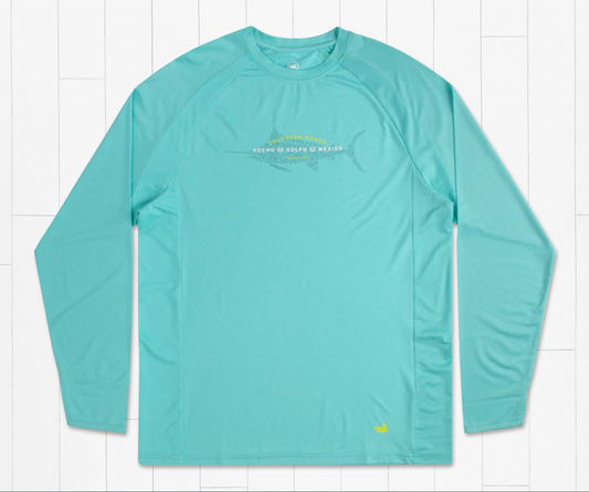 Riptide Performance Top - Antiqua Blue