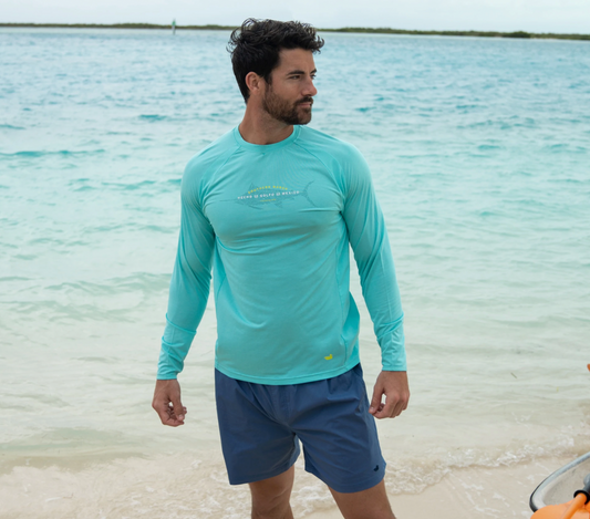 Riptide Performance Top - Antiqua Blue