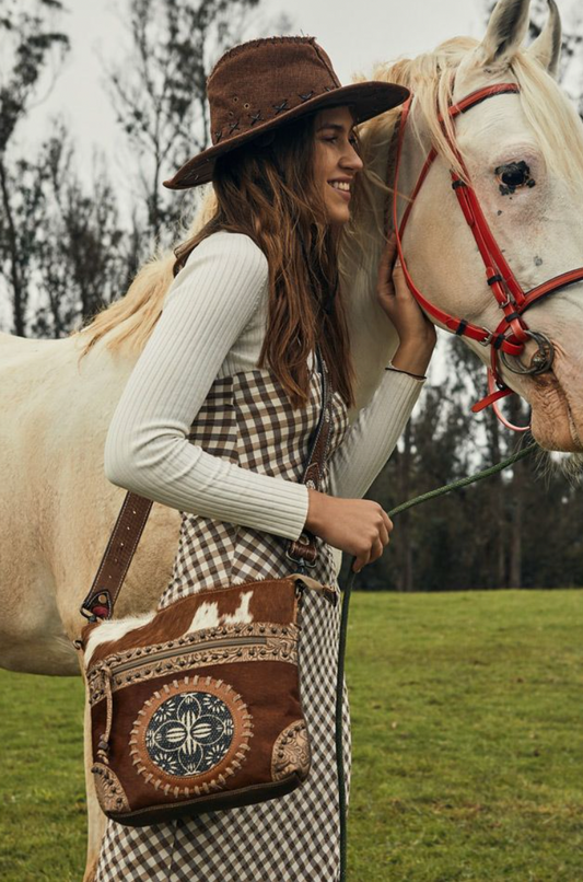 Orenda Leather & Hairon Bag
