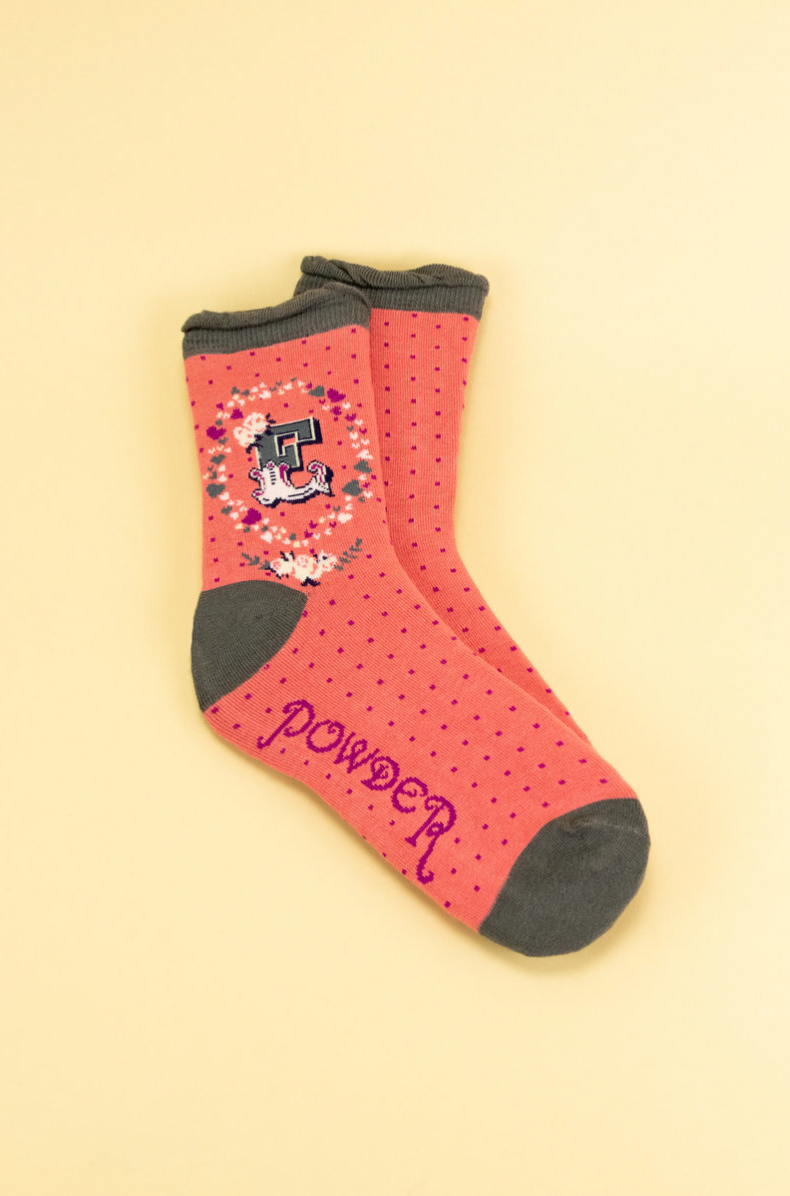 Letter E Socks