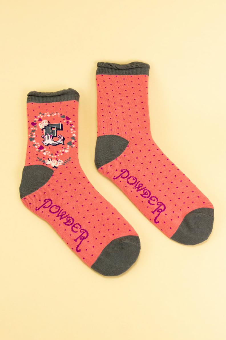 Letter E Socks