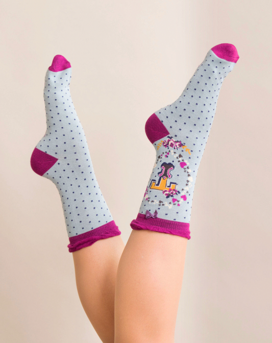 Letter T Socks