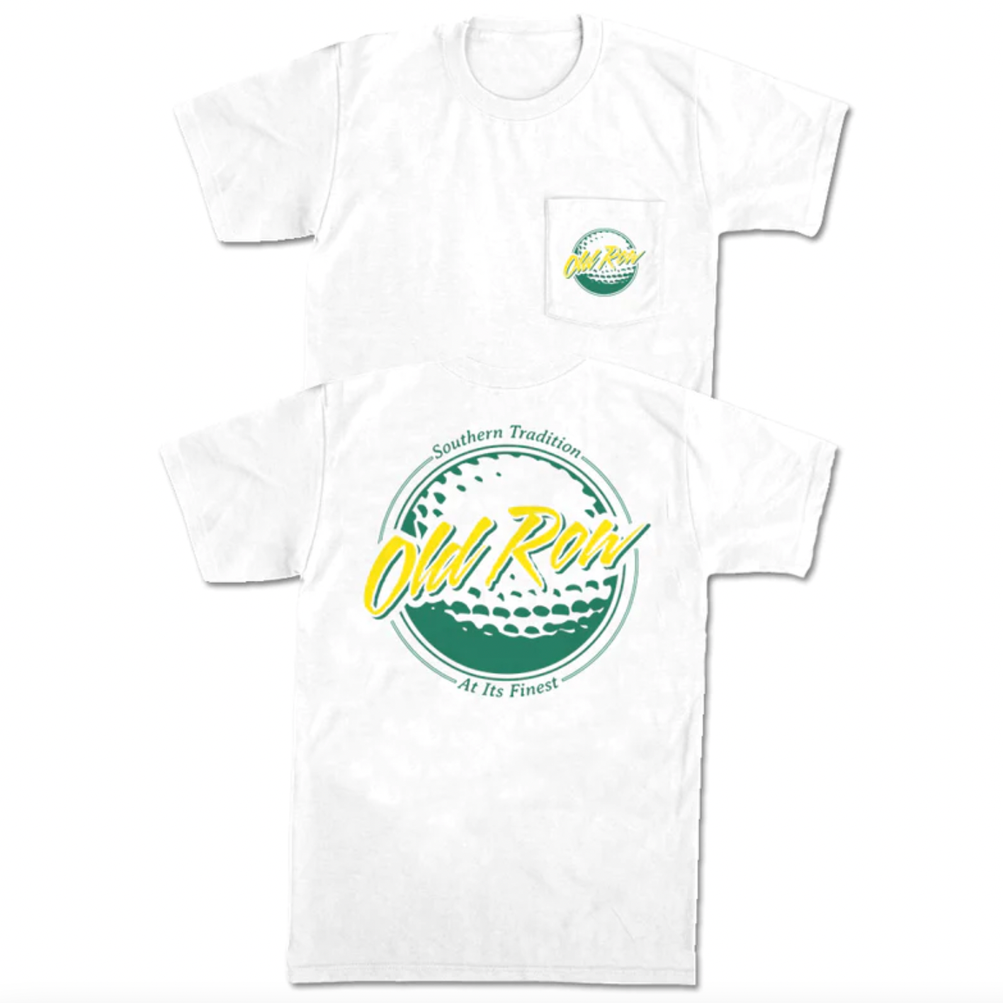 Old Row Golf Pocket Tee