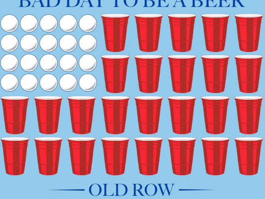 Old Row Beer Pong Pocket Tee - Chambray