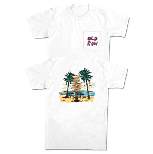 Old Row Southeastern Pocket Tee - White