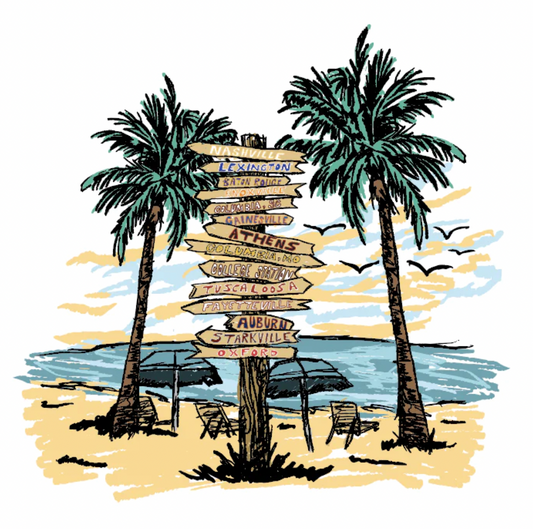 Old Row Southeastern Pocket Tee - White