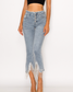 Rhinestone Fringe Jeans