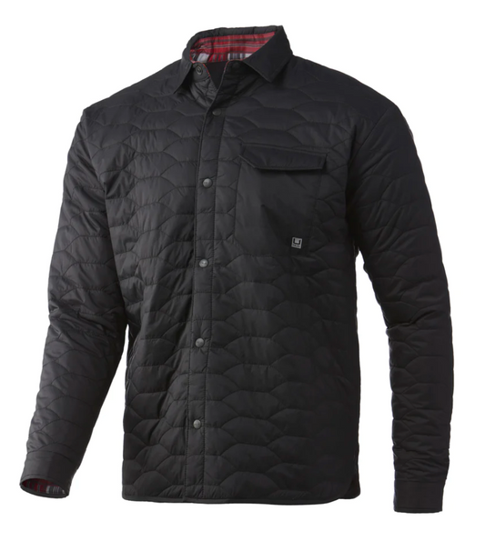 Tarpon Quilt Shacket - Volcanic Ash