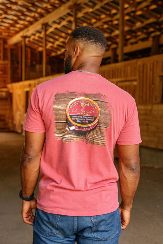 Pinched Tee - Crimson