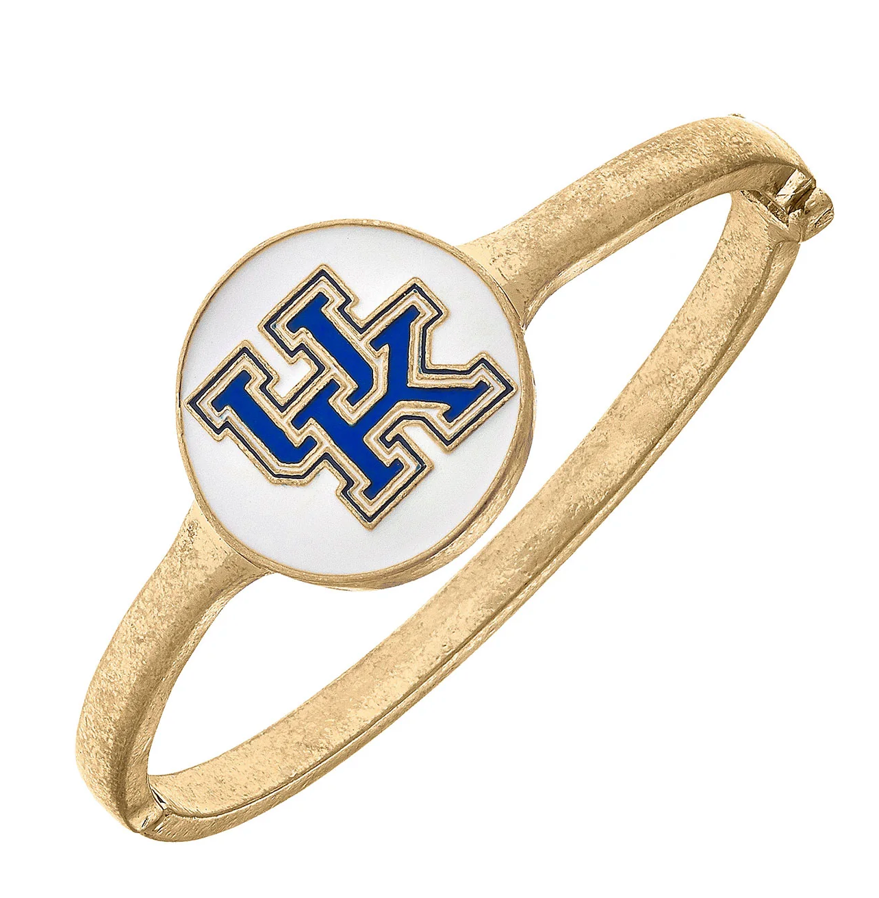 University Statement Hinged Bangle