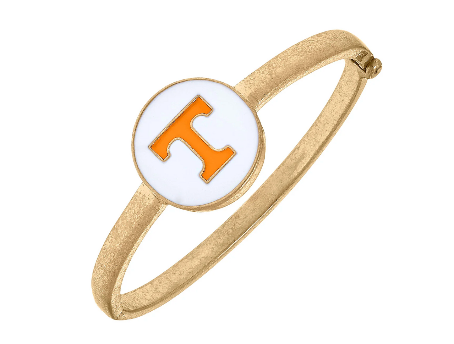 University Statement Hinged Bangle