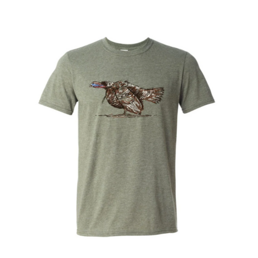 Turkey Tee - Heather Green