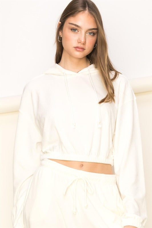 Velour Top - Whipped Cream