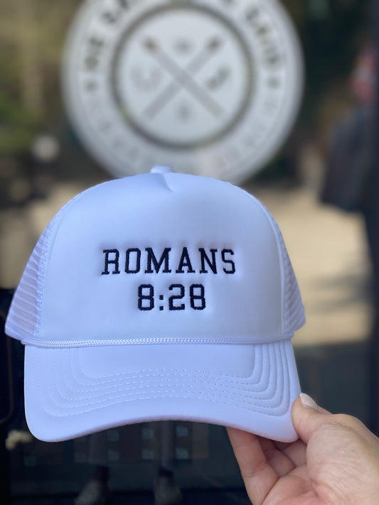 Romans 8:28 Embroidered Hat