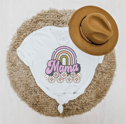 Mama Rainbow Tee